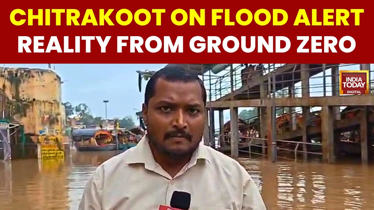 Chitrakoot Flood Alert: Mandakini River Rises Again, Flows 2 Metres Above Danger Mark | Flash Flood