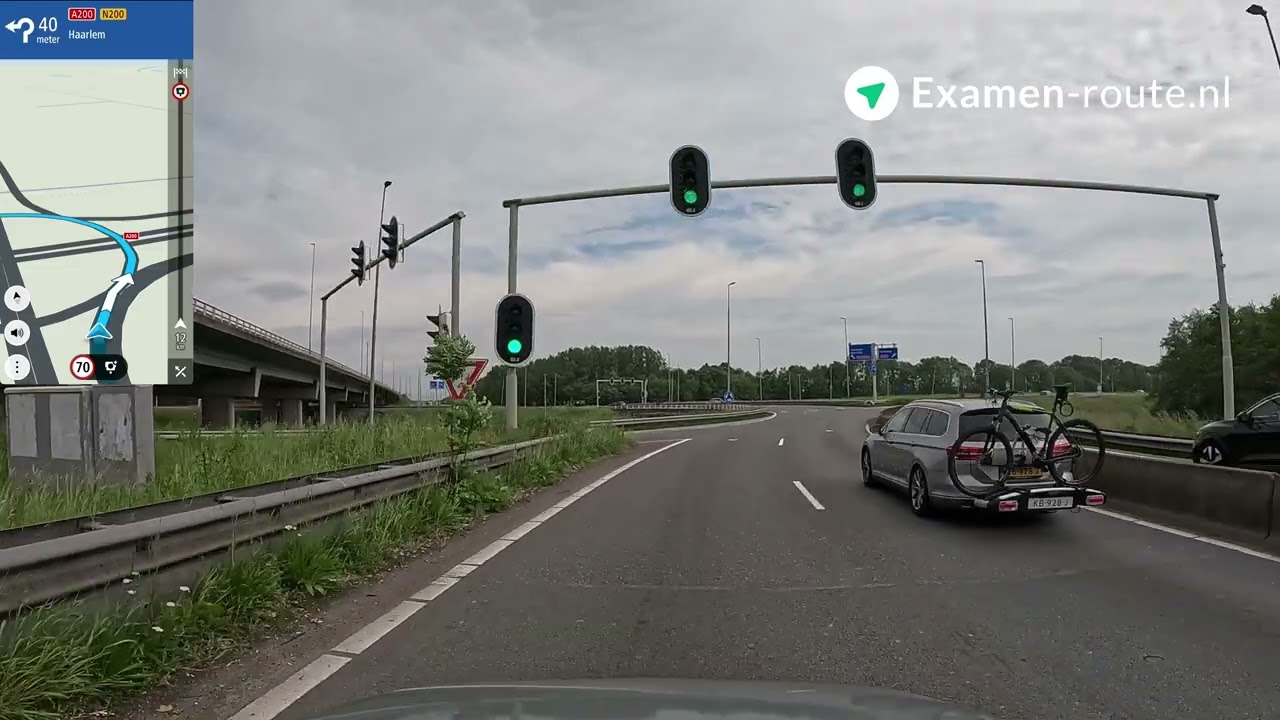Rotonde Knooppunt Rottepolderplein - CBR Examenroute Haarlem