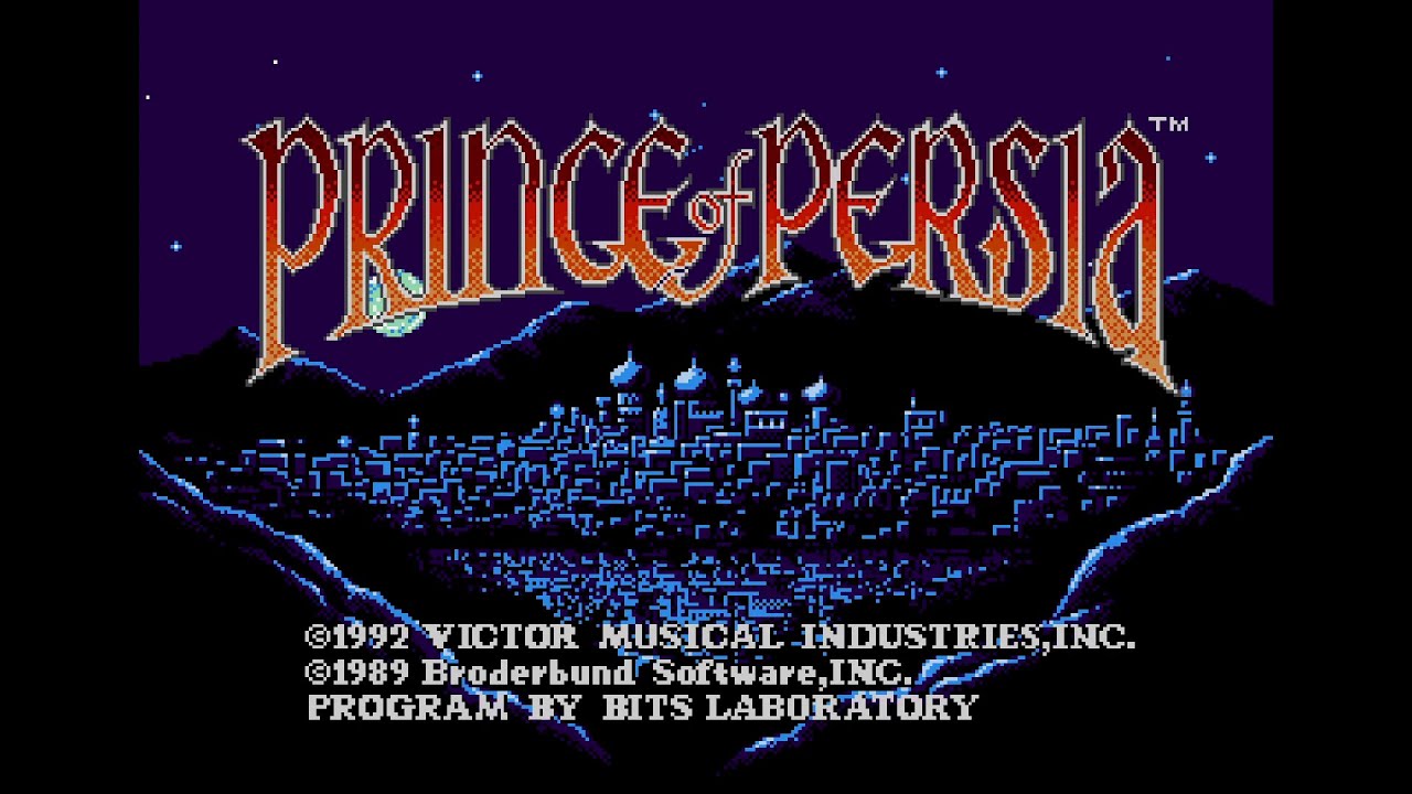 Prince of Persia (プリンス・オブ・ペルシャ). [SEGA Mega CD -  Bits Laboratory, Victor]. (1992).Normal Speed Play