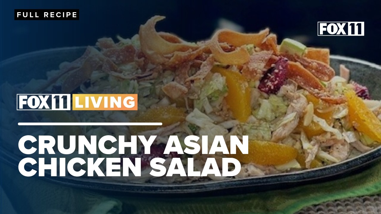 Хрустящий азиатский салат с курицей; рецепт гарнира от FOX 11 Living