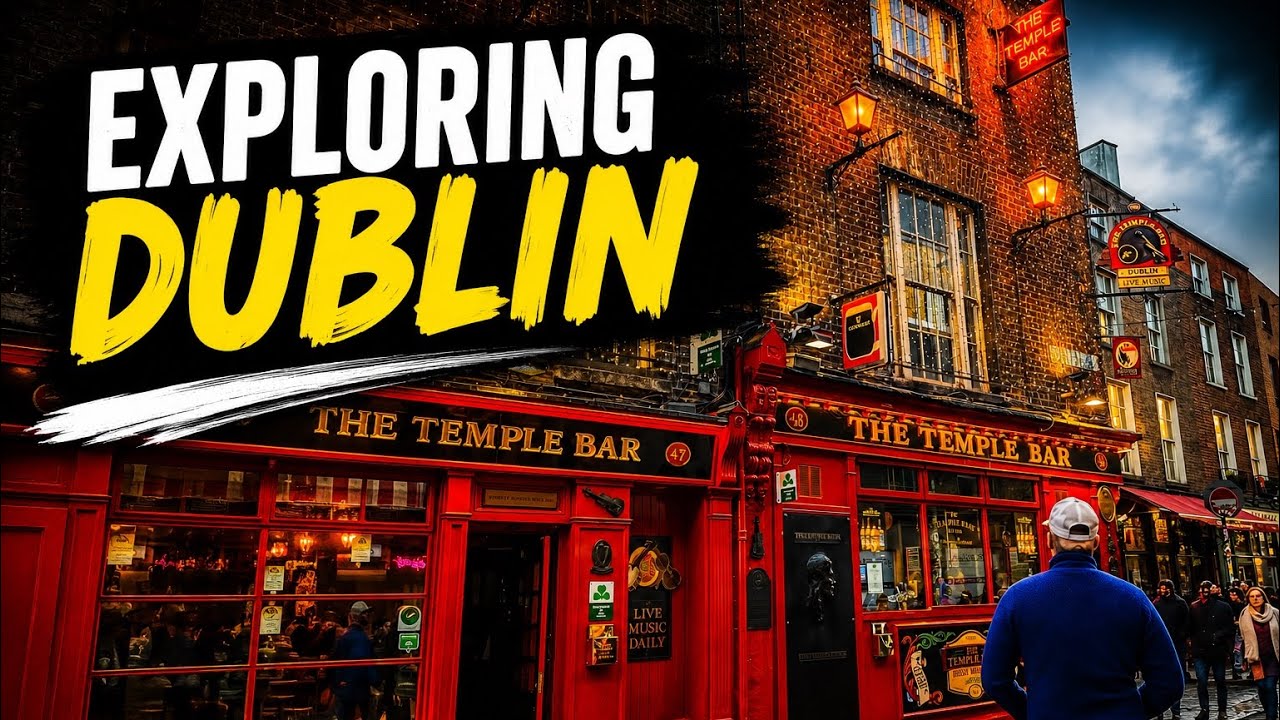 EXPLORING DUBLIN'S TEMPLE BAR, CHRIST CHURCH CATHEDRAL, BLACK FORGE INN & DUBLIN CASTLE! 🇮🇪