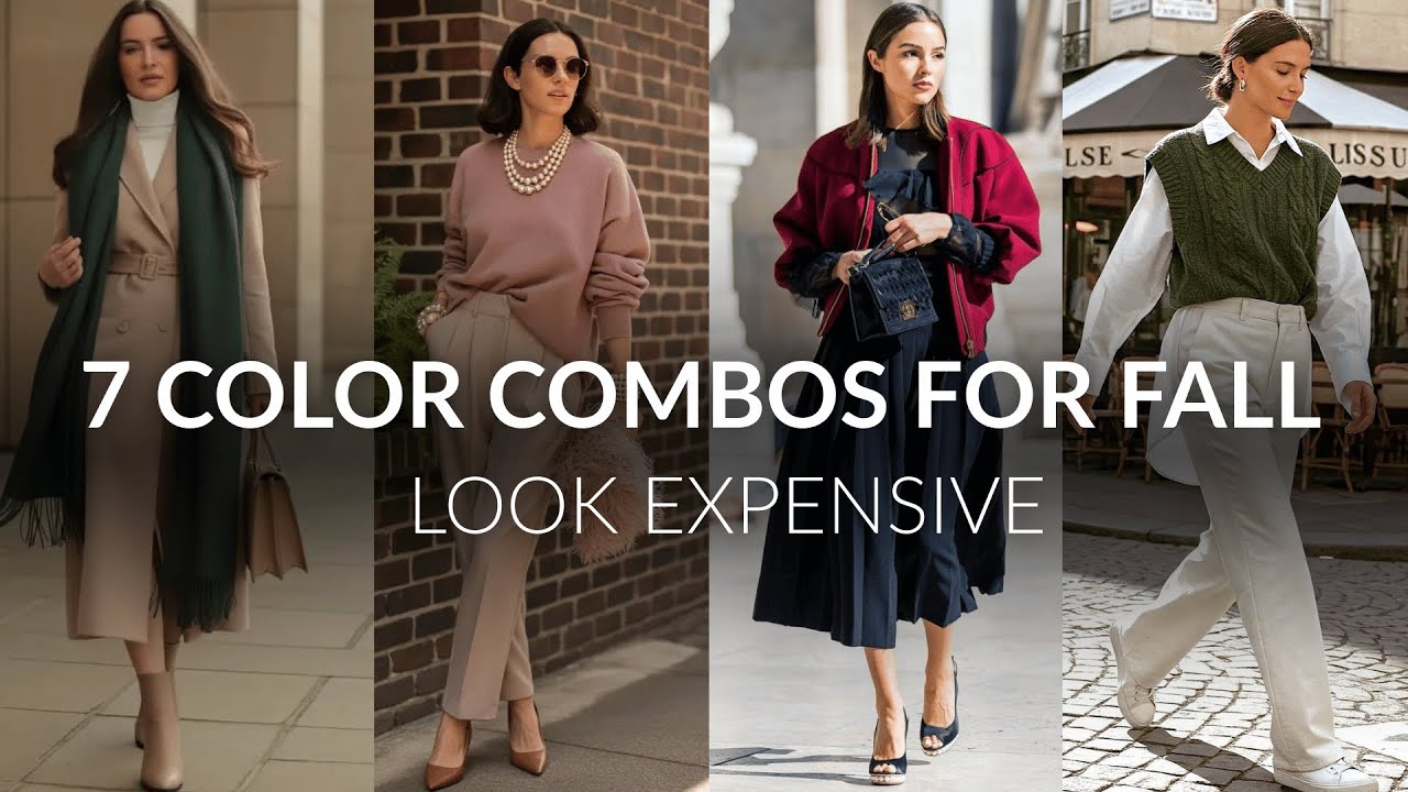 7 elegant color combos for classy women FALL 2025