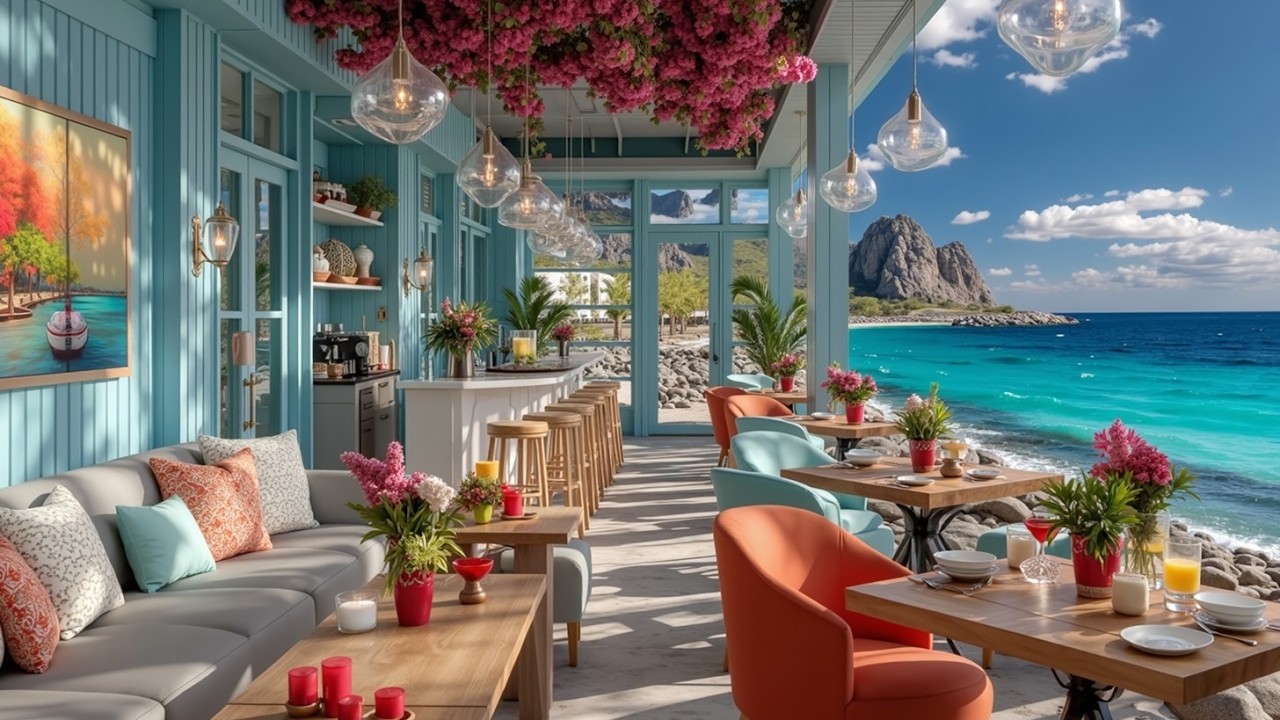 Босса-нова на пианино и спокойный джаз | Тропическое утро