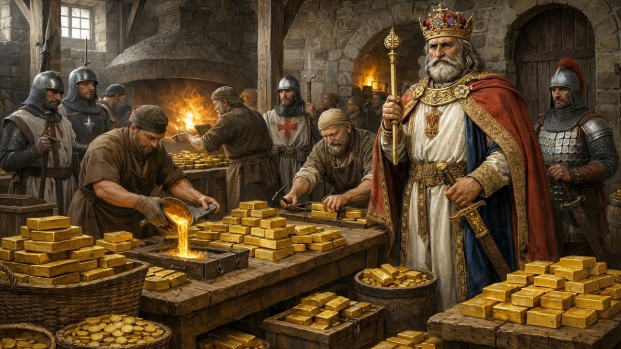 Inside Medieval Gold Workshops: How 1064°C Created Political Stability (Full Process)
