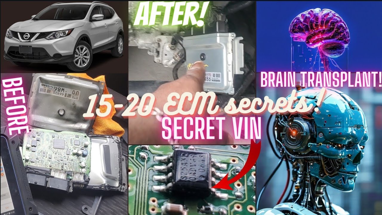 15-20 Nissan Rogue ECM repair Clone P161F program with USED module VIN Autel IM608 SECURITY SECRETS!