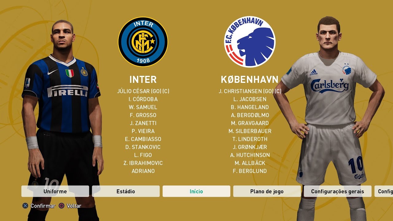 Pro Evolution Soccer 6 Remake Season 2006-2007: INTER x KOBENHAVN #playstation5 #gameplay #pes6