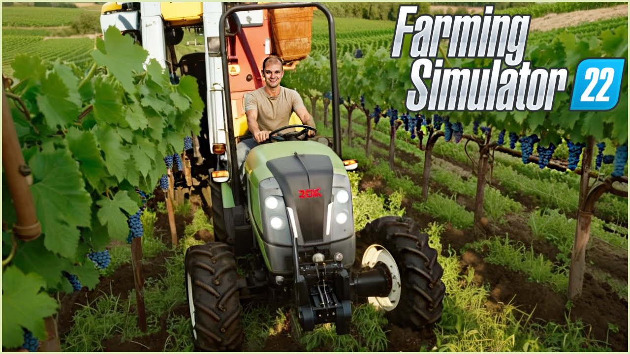 FARMING SIMULATOR 22 MINI BRUNN #20 - RACCOGLIAMO UVA CON VOLENTIERI PELLENC 8050 - GAMEPLAY ITA