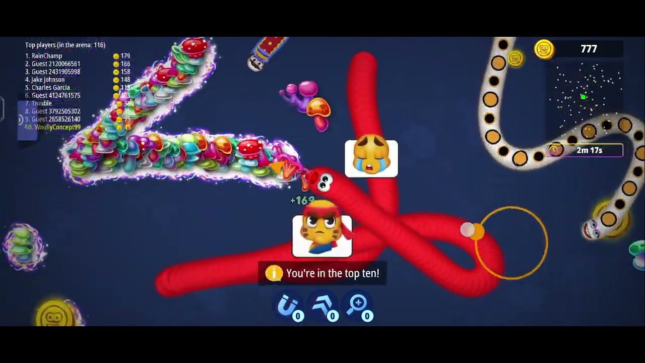 New Worms zone gaming video100 coin snake gaming video #youtube #new #gaming #viral #video 