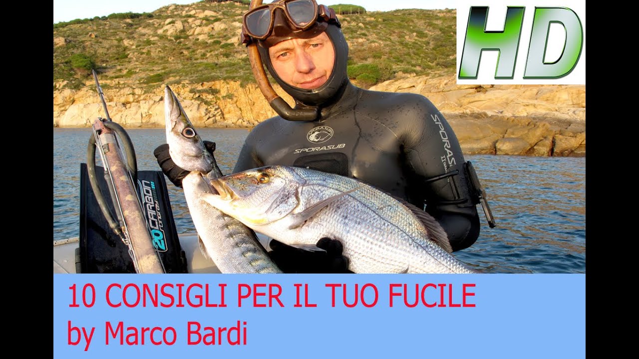 Pesca sub 10 consigli per il tuo fucile