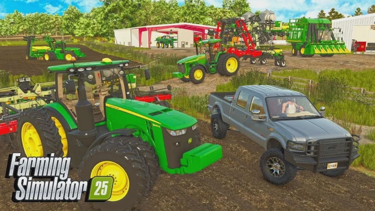 Assumi o Controle da Fazenda do Meu Tio? | Farming Simulator 25