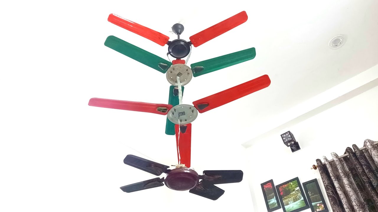 LxWxH 48-Inch 4 layer ceiling fan is a innovation || Crompton fan communication experiment ‼️