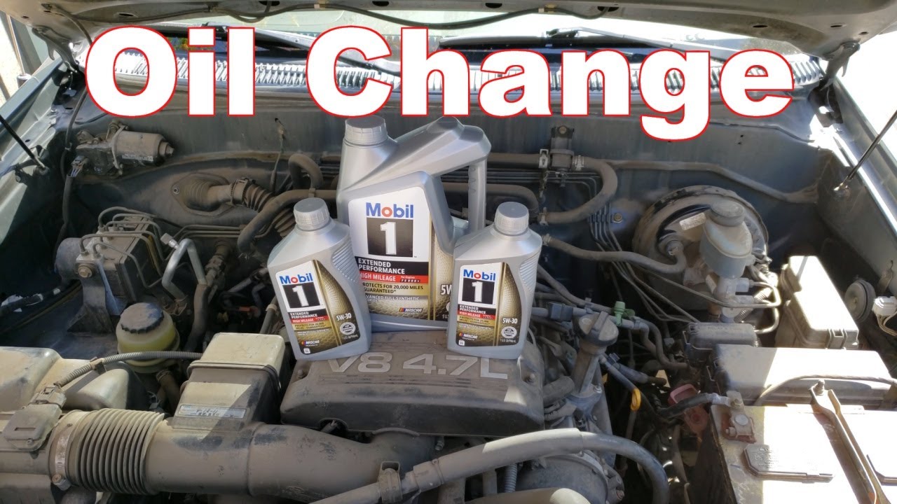 How to Change Oil Toyota Sequoia and Toyota Tundra 4.7L
