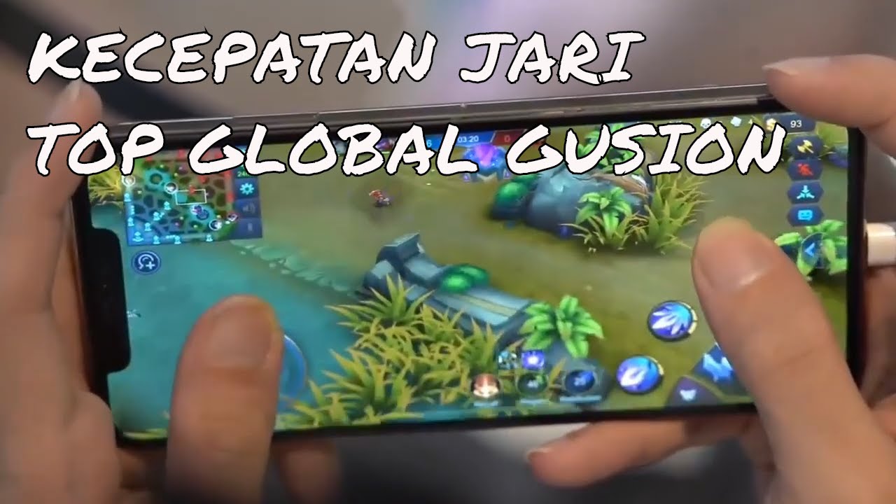 KECEPATAN JARI JESS NO LIMIT GUSION TOP 1 GLOBAL + GAMEPLAY (Handcam) - Mobile Legends