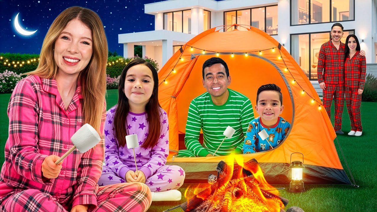 24 HORAS ACAMPANDO en la CASA JUKILOP