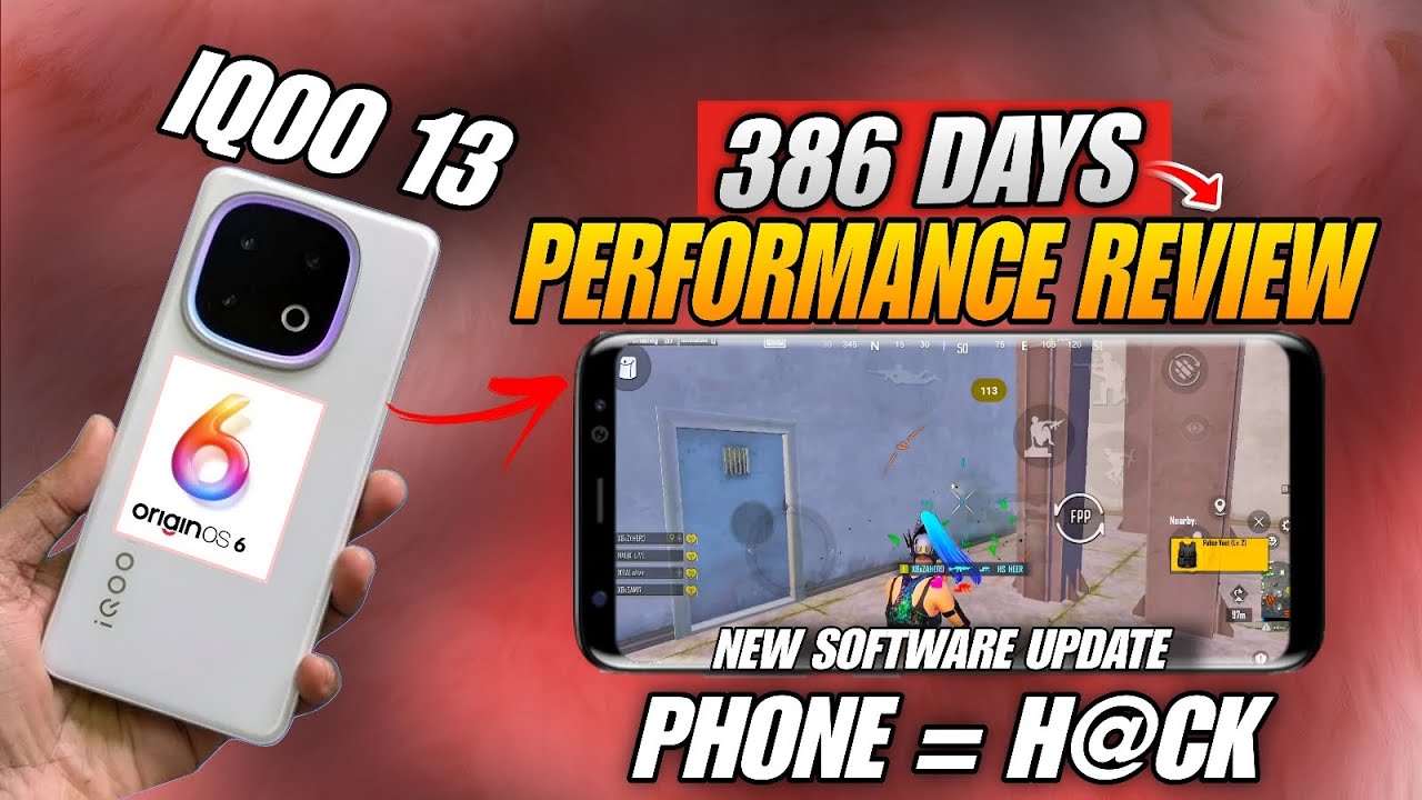 NEW SOFTWARE UPDATE 😱🔥 IQOO 13 PERFORMANCE TEST AFTER 386 DAYS 💀 GAMING + CAMERA + BATTERY REVIEW 