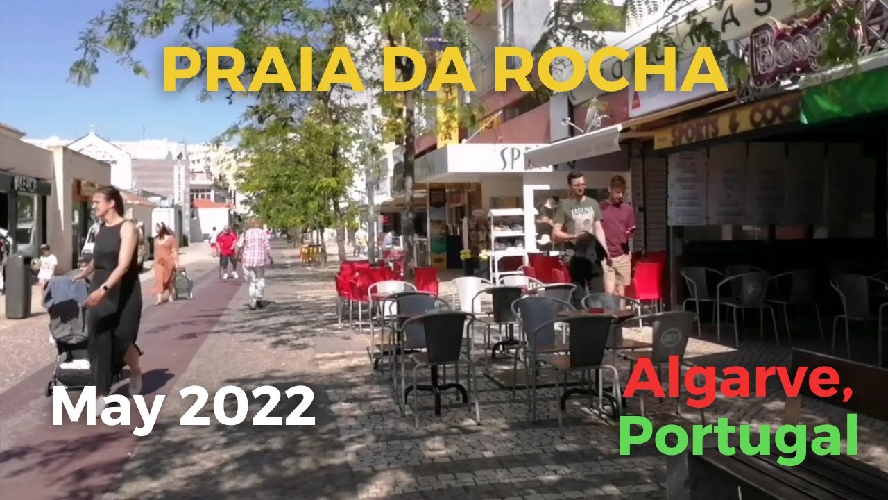 Praia da Rocha Beachline Street Walk May 2022