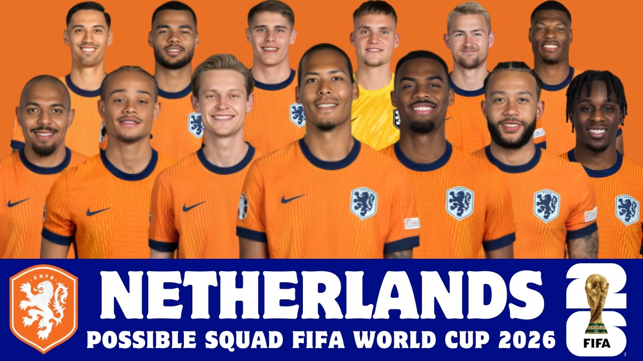 Netherlands Possible Squad For FIFA World Cup 2026 | Netherlands's Squad Depth for World Cup 2026