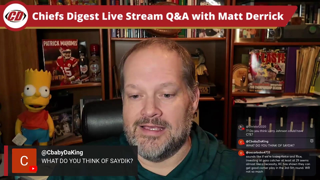 CHIEFS DIGEST LIVE Q&A: March 17 with Matt Derrick