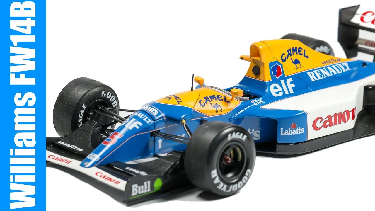 Williams Renault FW14B Formula 1 car (Fujimi 1/20 scale model)