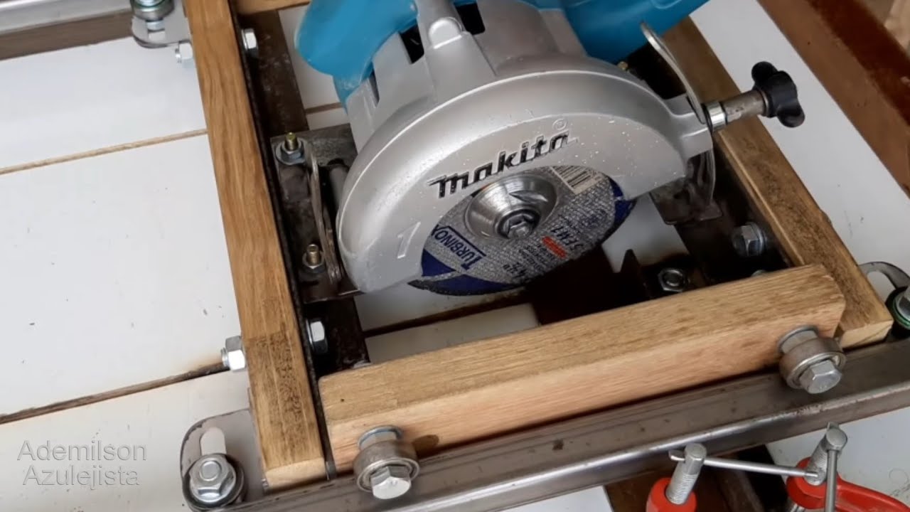 Como Fazer Carrinho Para Serra Mármore Cortar Metalon Passo a Passo Diy Faça Você Mesmo