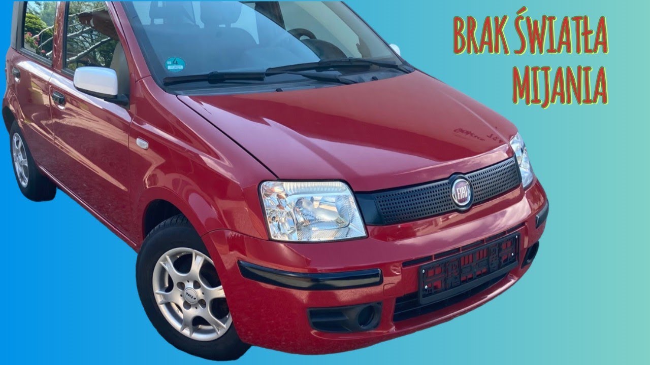 Fiat Panda - Brak światła mijania. Jaka przyczyna?