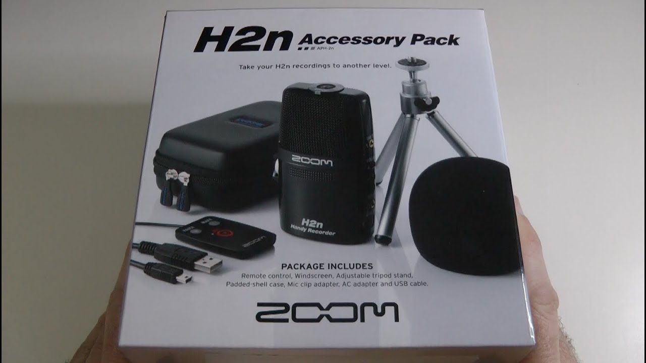 Zoom H2n Accessory Pack Unboxing