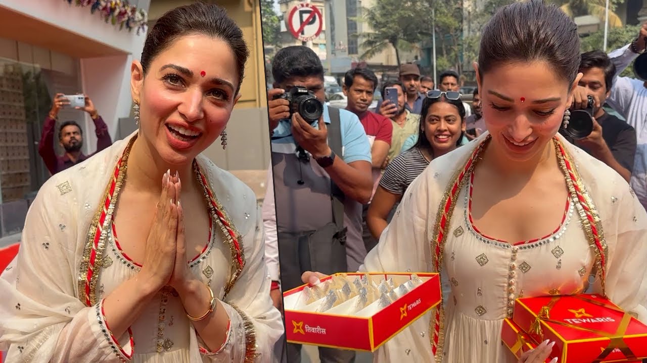Tamannaah Bhatia Spotted In Juhu For The Pooja Ceremony Of Her New Venture 😘 | MS shorts
