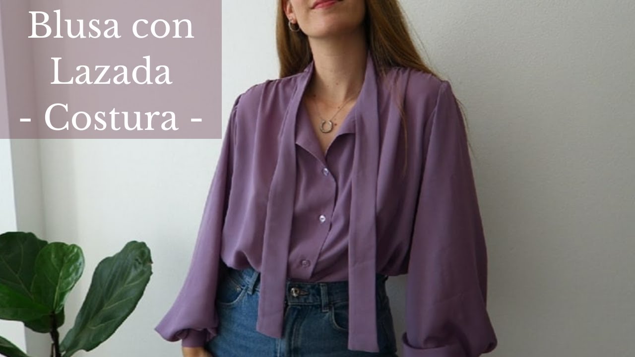 Blusa con Lazada en el Cuello // COSTURA