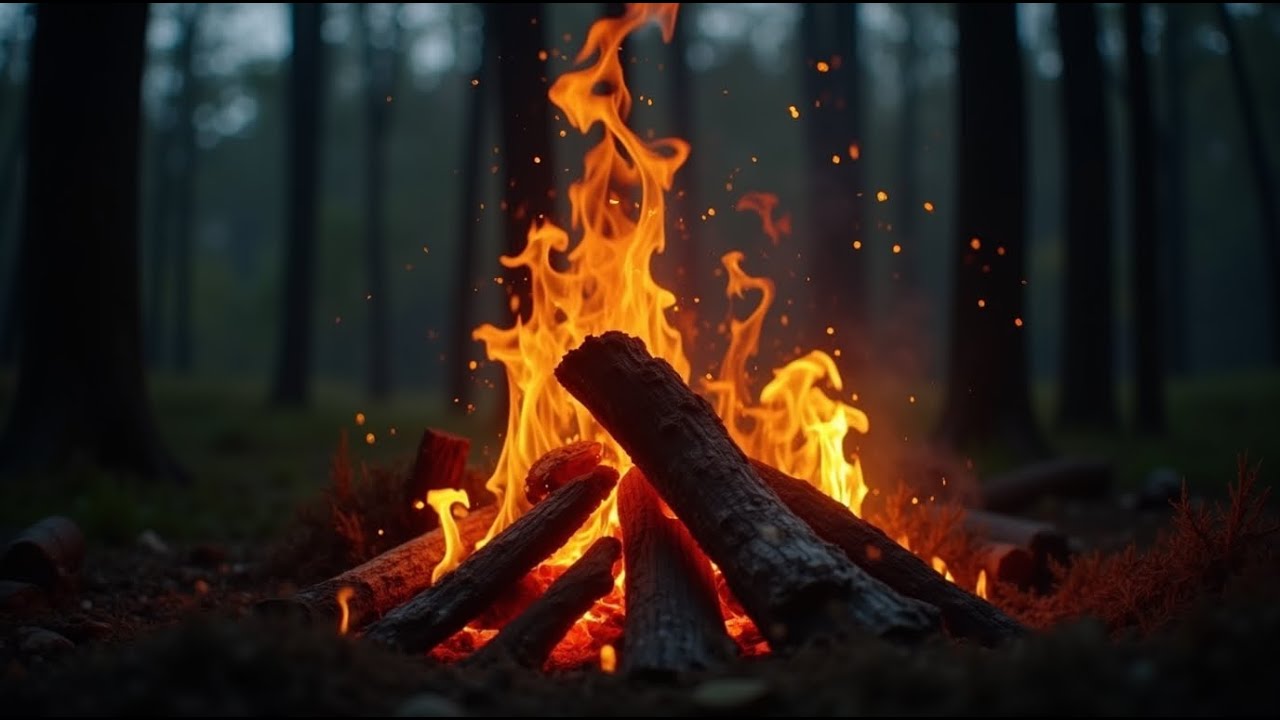 Sleep with the Sound of a Warm Outdoor Fire