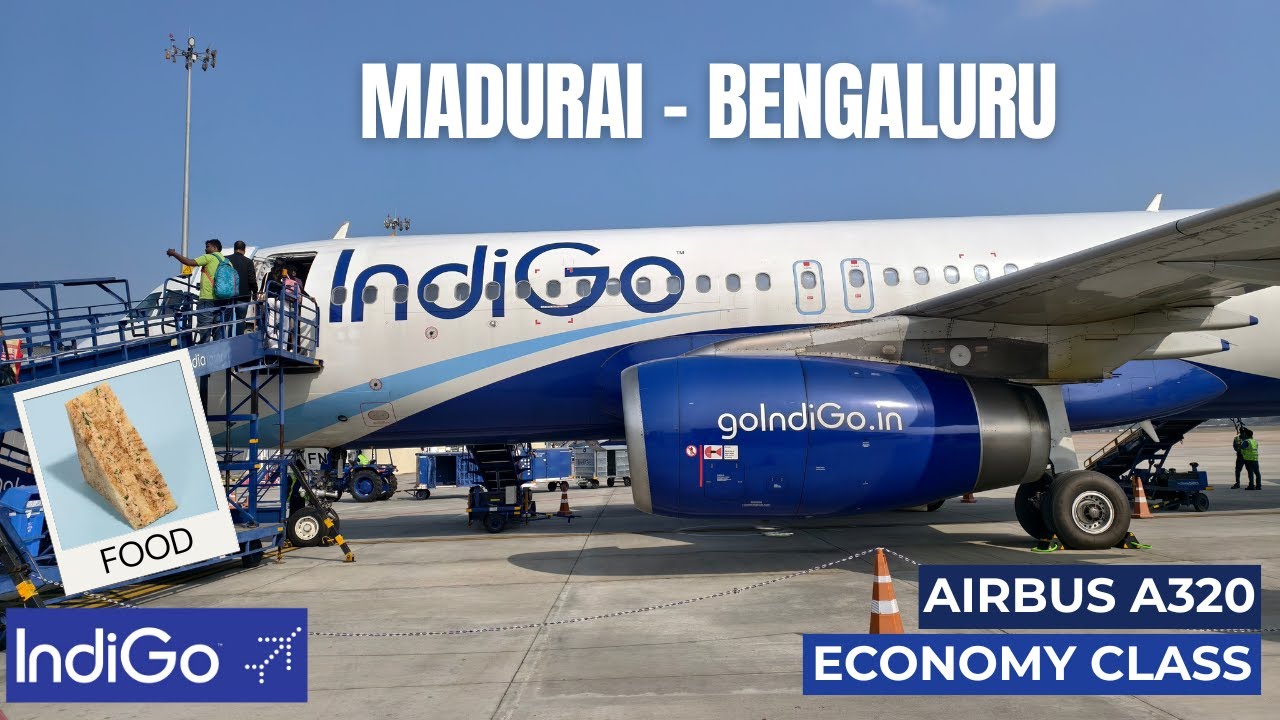TRIP REPORT | Indigo Delayed Flight Experience ✈️ | Madurai to Bengaluru | Airbus A320