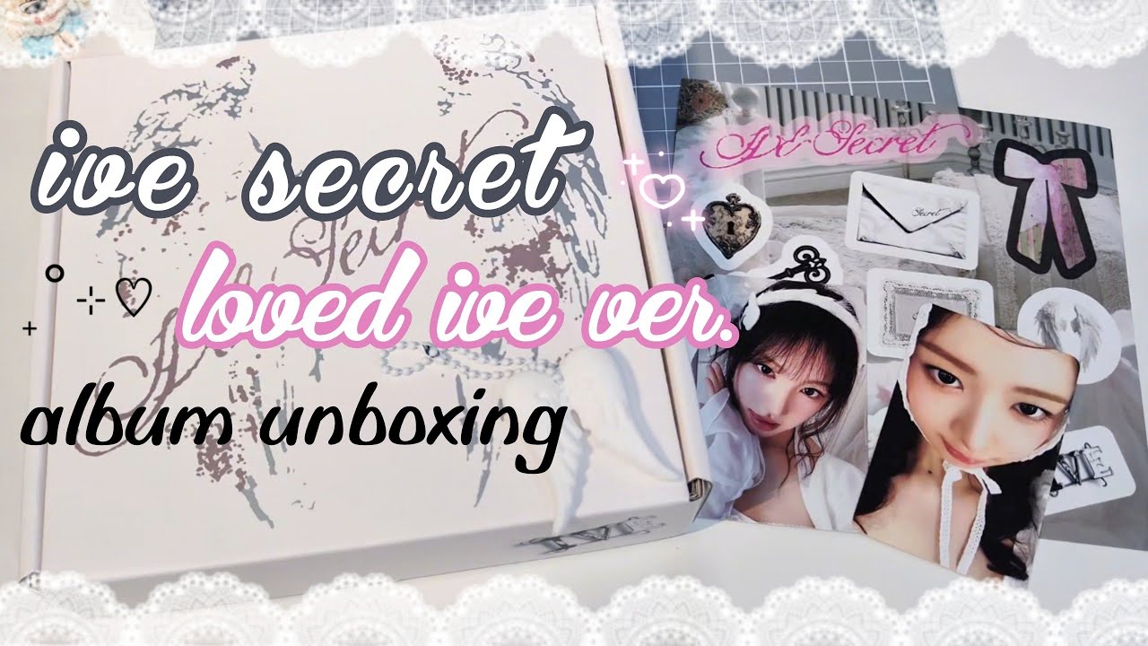 ☆&deg;&rdquo; распаковка альбома IVE Secret (loved ive ver.) | IVE Secret album unboxing &rdquo;&deg;☆