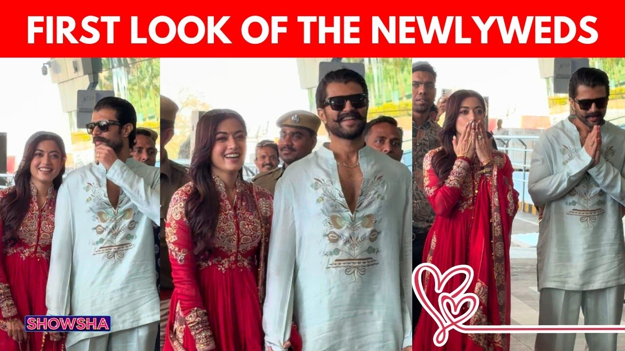 Rashmika Mandanna & Vijay Deverakonda's FIRST Public Appearance As Husband & Wife Breaks Internet