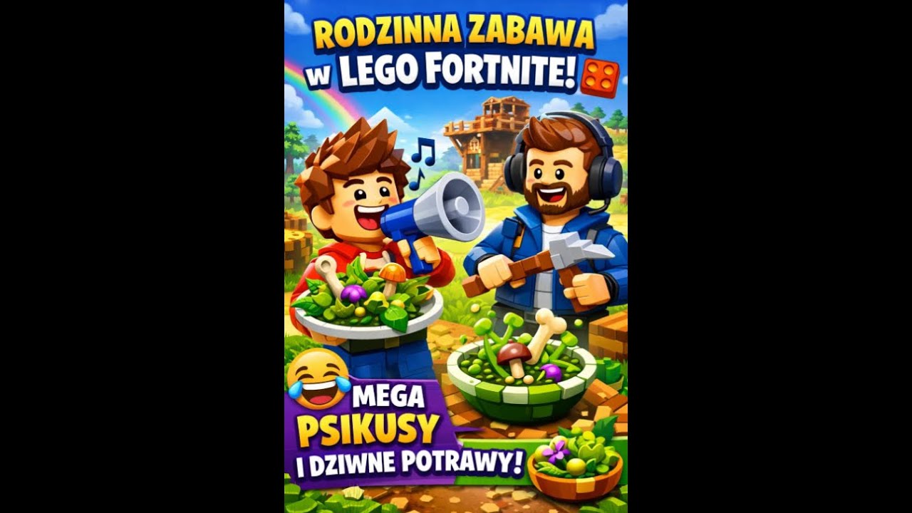 Miki bawi się megafonem i gotuje dziwne potrawy 😄 | LEGO Fortnite