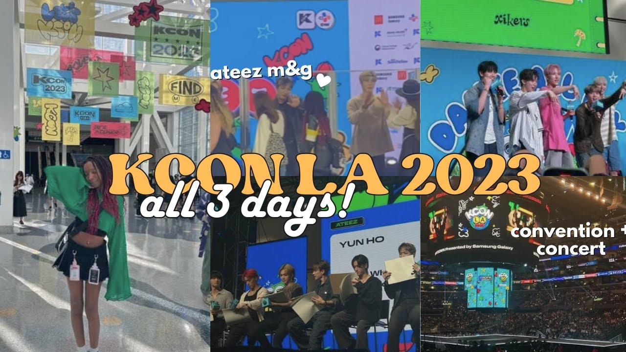 💌 kcon 2023 vlog: ateez, stray kids, wayv and more