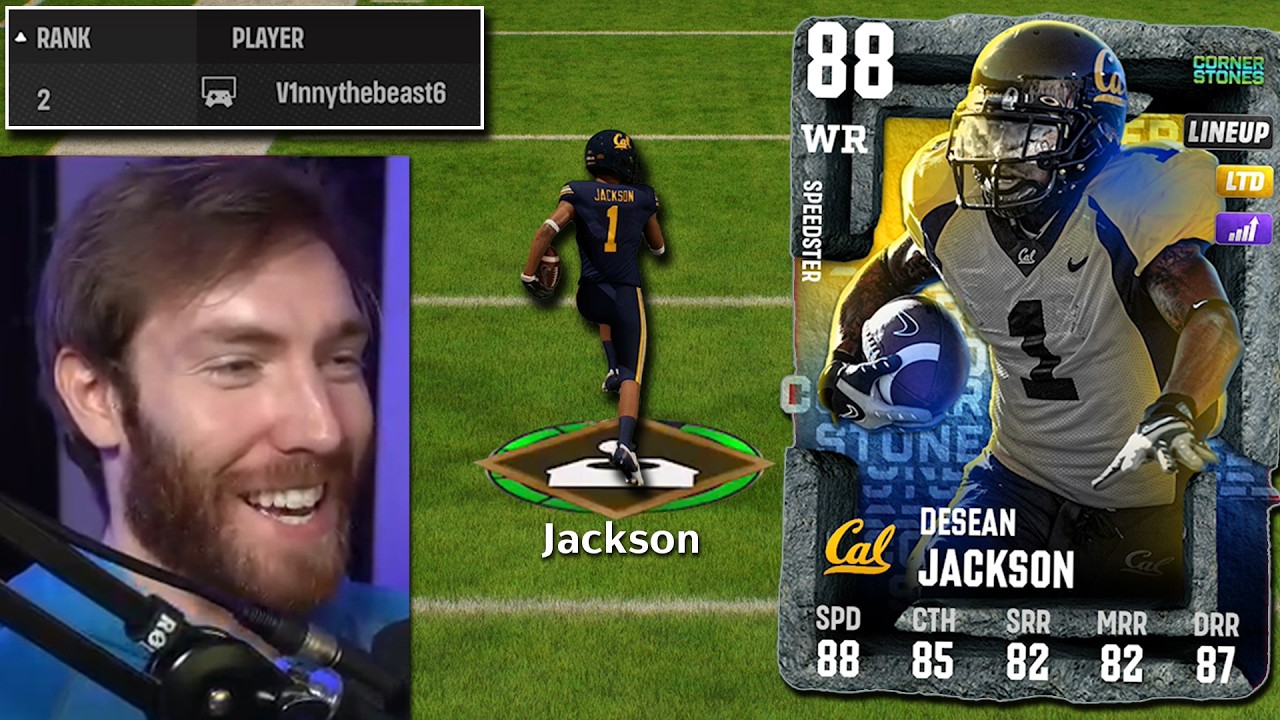 Играю против игрока #2 в рейтинге CUT (при участии DeSean Jackson)