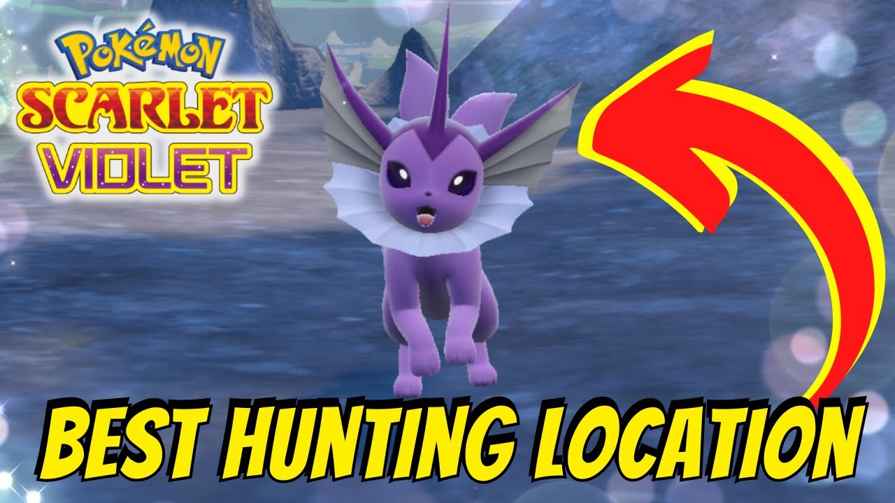 BEST Shiny Vaporeon 💧 Location in Pokémon Scarlet and Violet to Counter 7* Empoleon Raid!