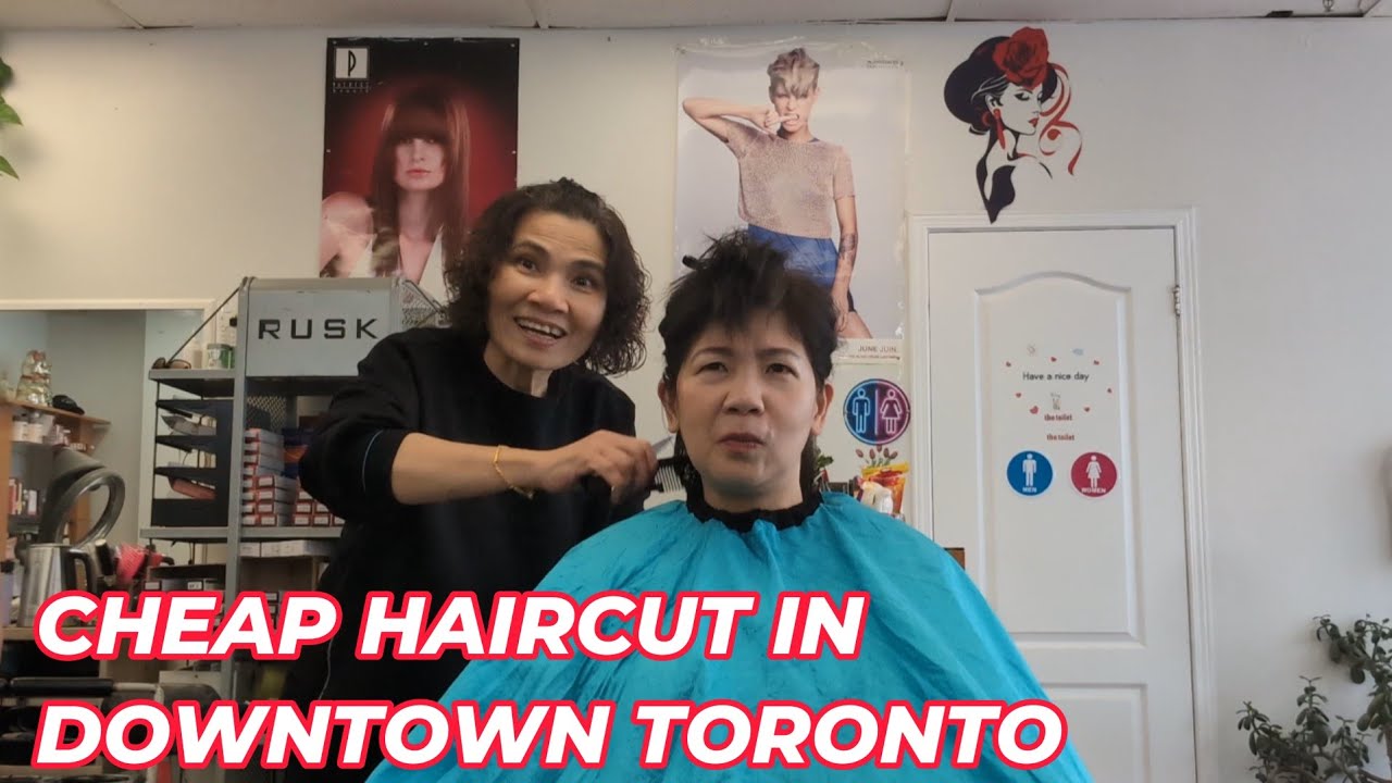 I Found 8 minutes Cheap Haircut in Downtown Toronto 