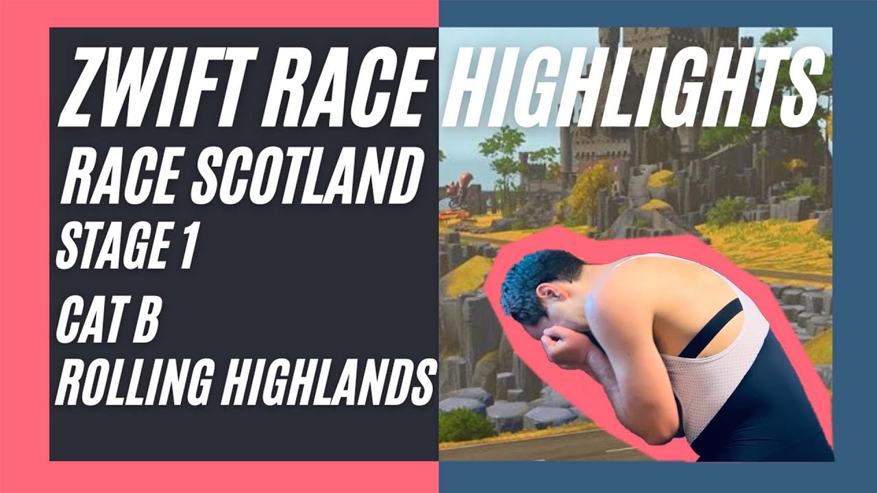 DESTROYED in the Sprint // Stage 1: Race Scotland - Rolling Highlands // Cat B // Zwift Highlights