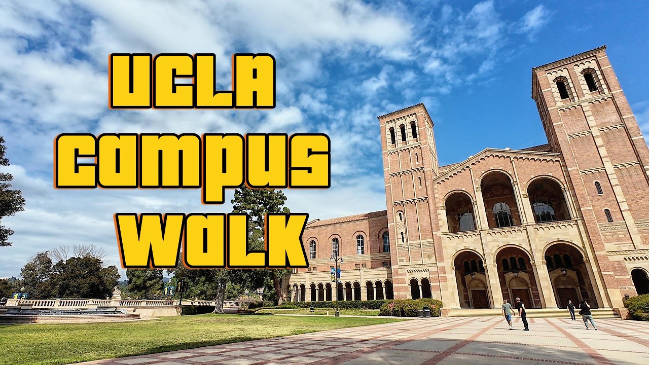 A Peaceful Walk Through UCLA Campus | Libraries, Gardens & Campus Life