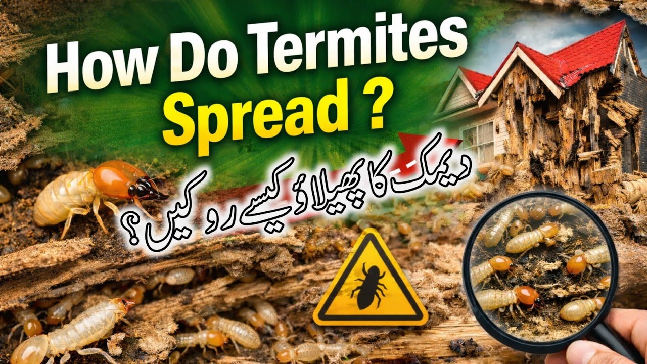 How Do Termites Spread From One Place To Another | Deemak Kaisay Phailti Hai | How To Control Pests 