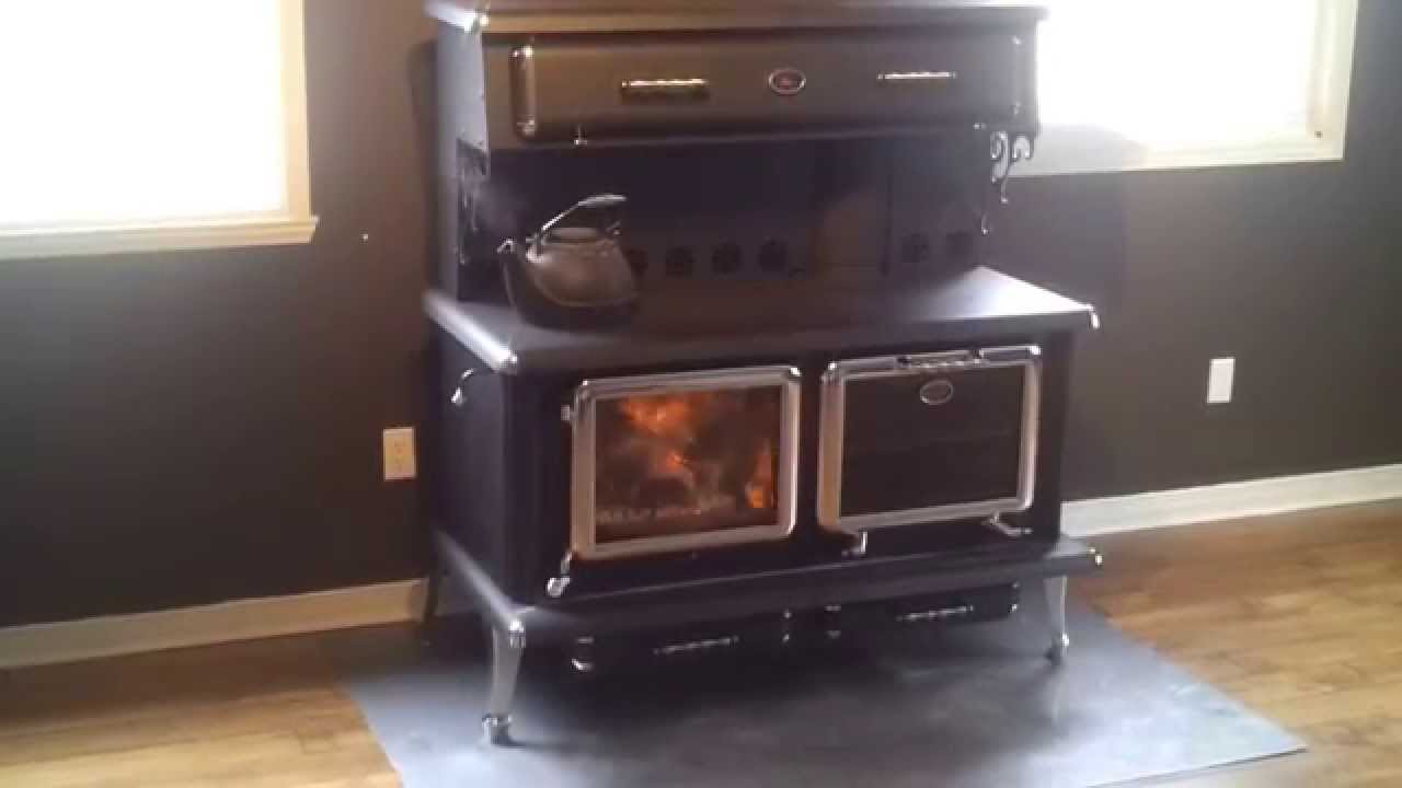 J.A. Roby High efficiency wood burning cook stove available at Safe Home Fireplace