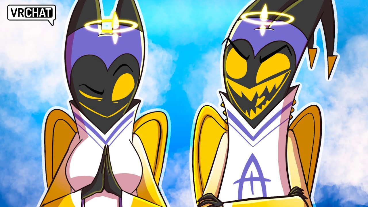 Adam's CRAZY TWIN SISTER in Hazbin Hotel in VRChat
