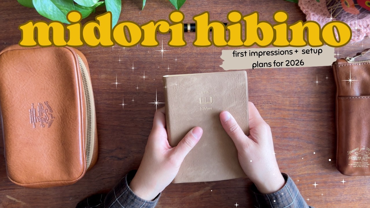 Midori Hibino vs Hobonichi A6 📖 Why I’m switching for 2026  | unboxing and flipthrough
