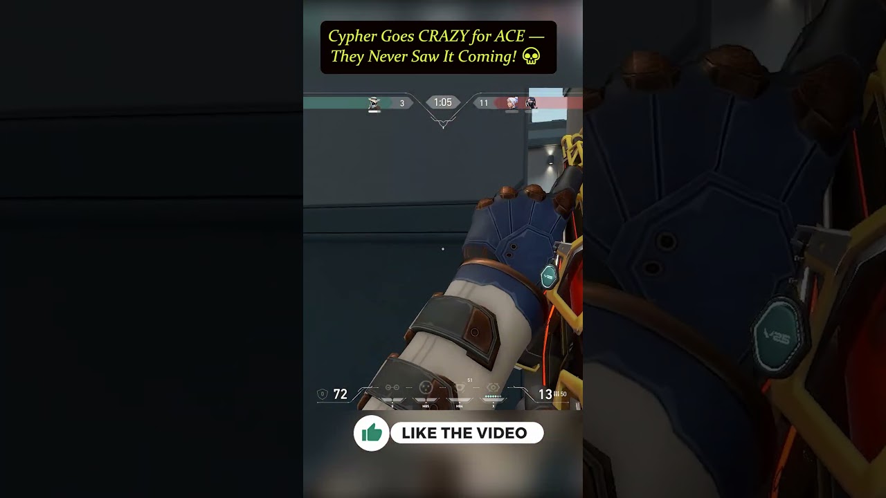 Cypher Goes CRAZY for ACE &mdash; They Never Saw It Coming! 💀 #shorts #valorant