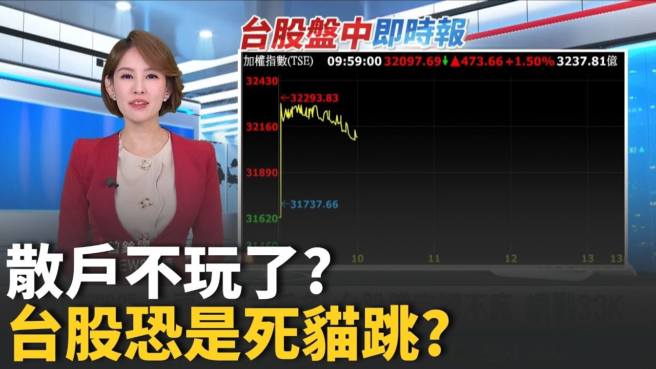 主力.散戶收拾包袱不玩了?台股回彈是死貓跳? 光進銅退趨於主流 矽光子元年熱轉ING?｜台灣要聞20260203｜三立iNEWS