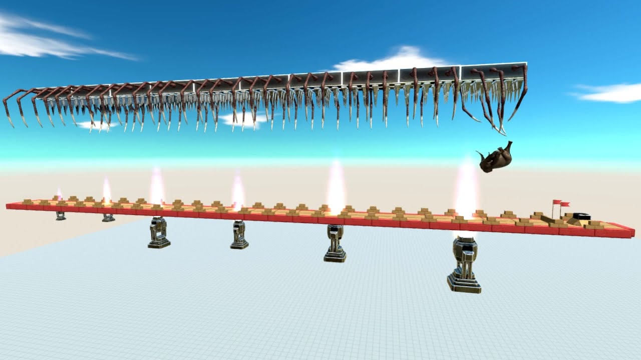 Escape From Deadly Gravitation Tentacles - Animal Revolt Battle Simulator