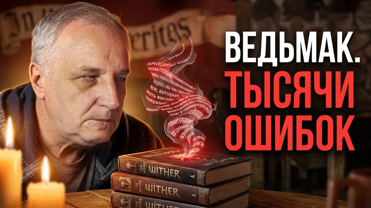 ВЕДЬМАК, КАКИМ ВЫ ЕГО НЕ ЗНАЛИ - Тотальный разбор ошибок перевода книжной саги с Вадимом Кумоком