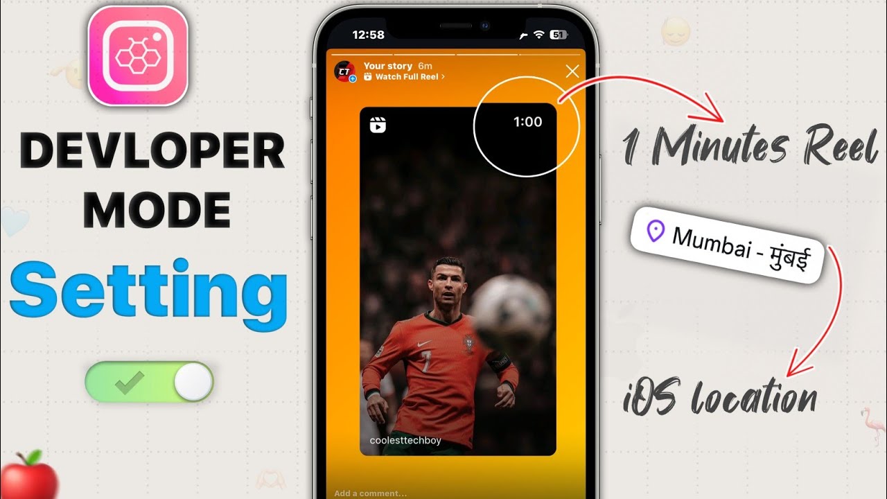 Honista Devloper mode Settings | Honista iPhone Story Setting | iOS Location Settings in honista