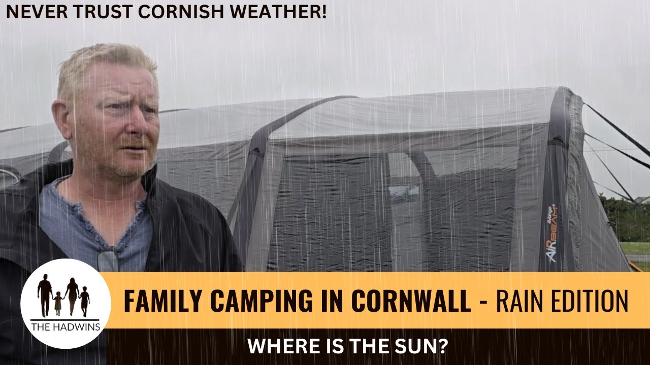 Family Camping in the Rain 2 | Wind, Waterproofs & Whinging Dad!