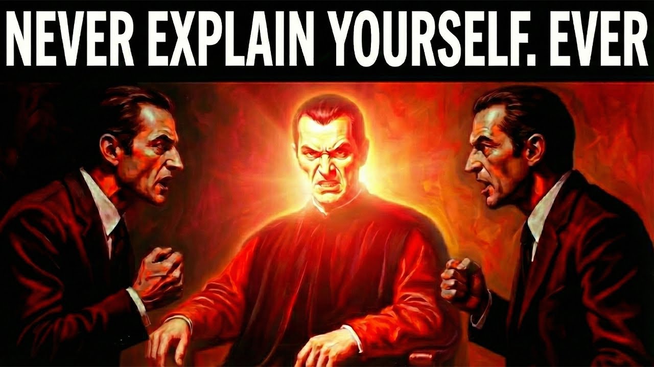 NEVER Explain Yourself — The Machiavellian Move That Instantly Puts You in Power | Machiavelli